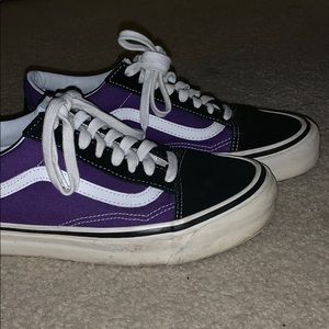 Limited Edition Purple and Black Old Skool Vans